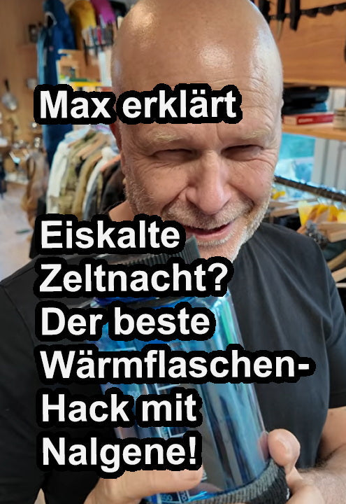 Eiskalte Zeltnacht?! Der beste Wärmflaschen-Hack mit Nalgene!