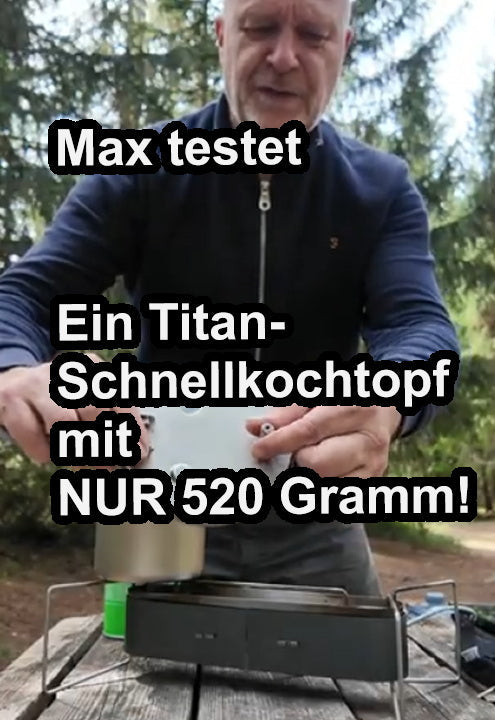 Ein Titan-Schnellkochtopf mit NUR 520 Gramm?!