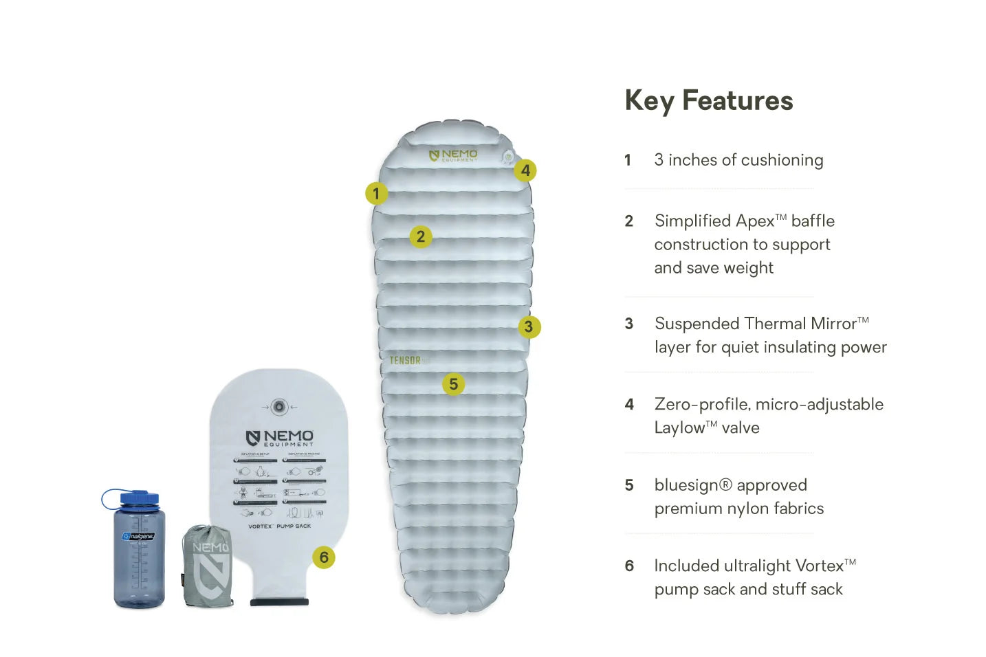 NEMO Equipment Tensor™ Elite – Short Mummy