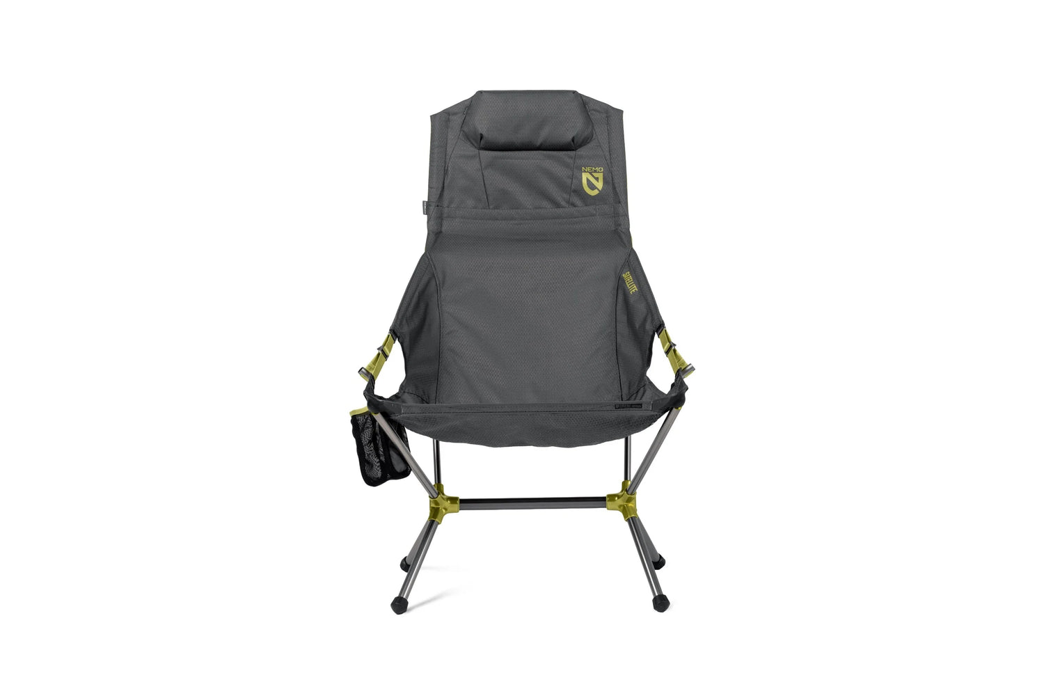 NEMO Equipment Satellite™ – Verstellbarer High-Back Campingstuhl Black