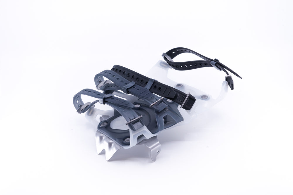 MSR Binding PosiLock AT Lightning Ascent 3 Strap Mens Left Gray Crampon (128mm)