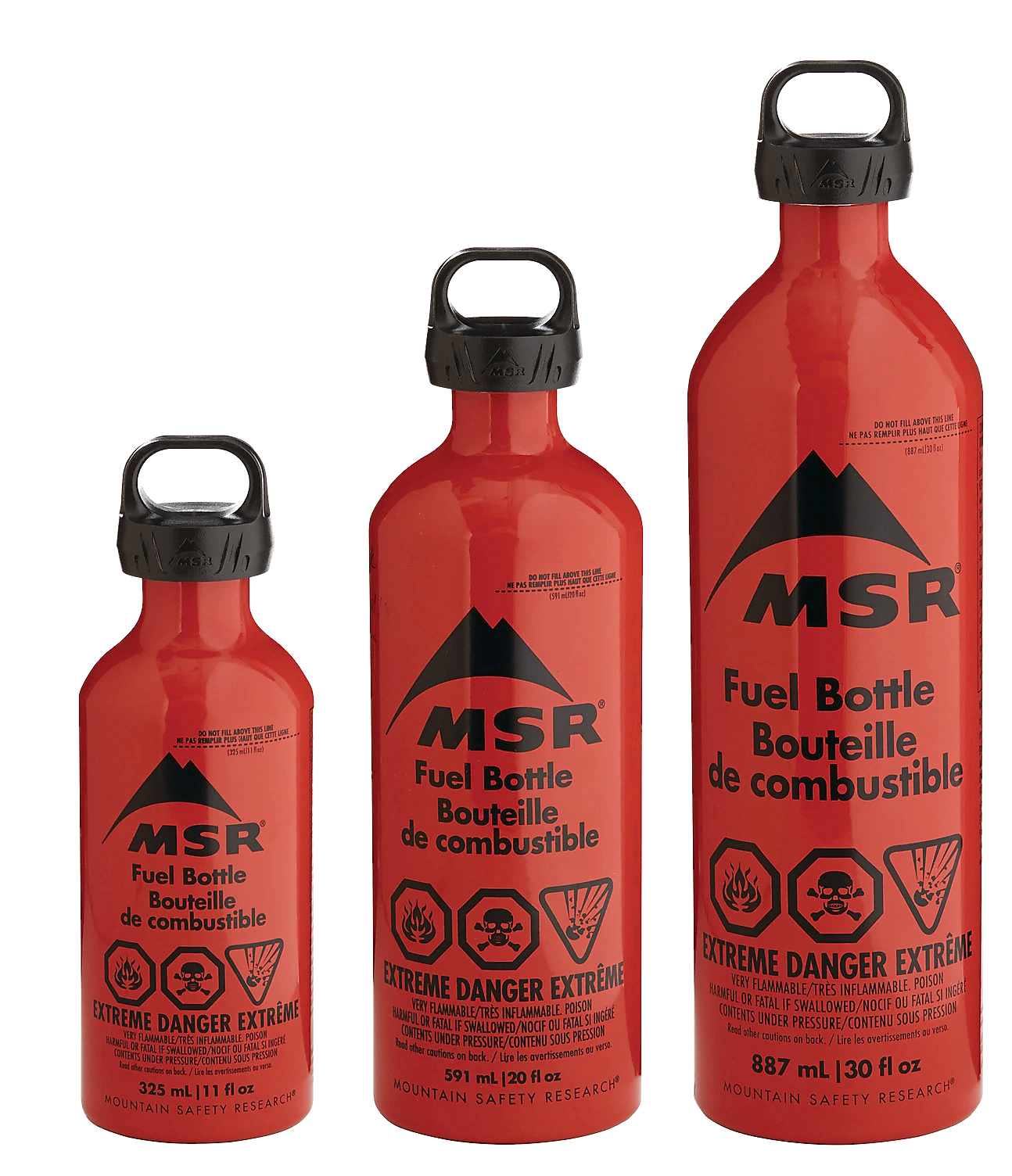 MSR 591ml Fuel Bottle,CRP Cap, Euro