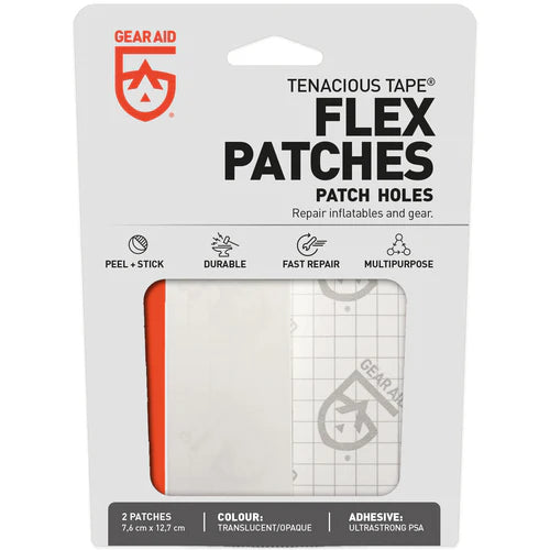 GearAid Tenacious Tape Flex Patches Extrem belastbare Reparaturflicken
