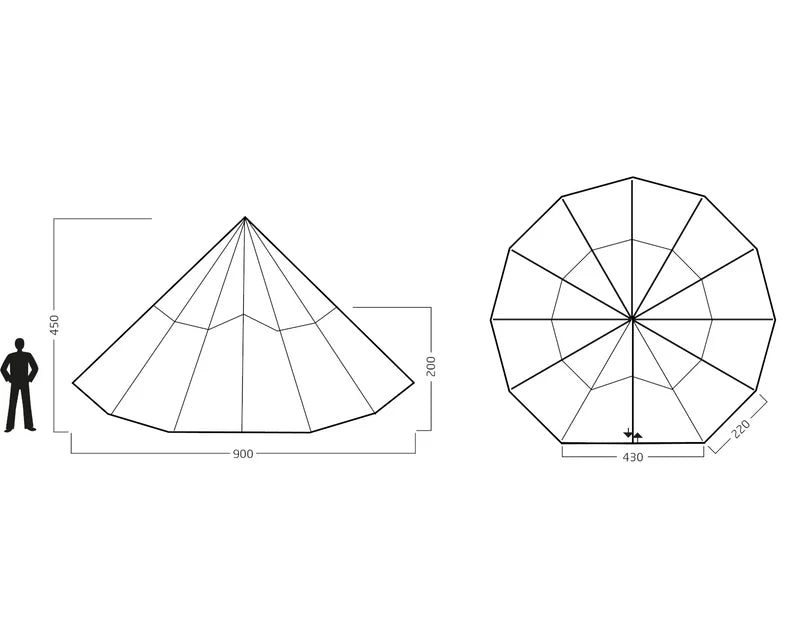 Nordisk Valhal 64 Technical Cotton Event Tipi