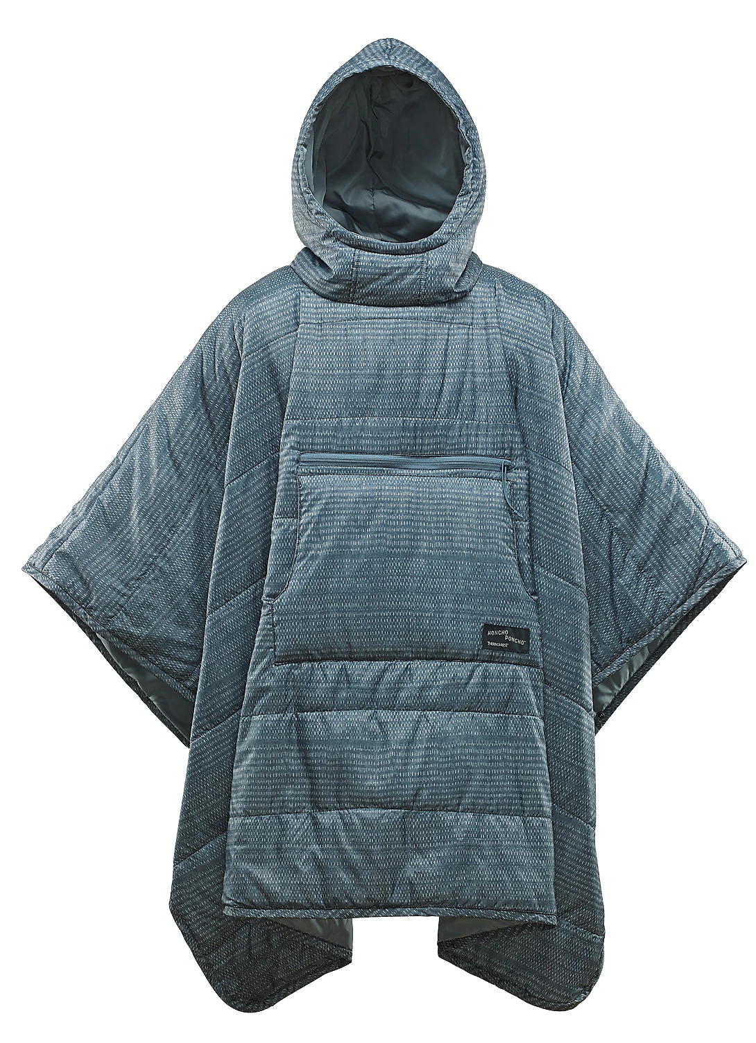 Thermarest Honcho Poncho Blue Woven Print
