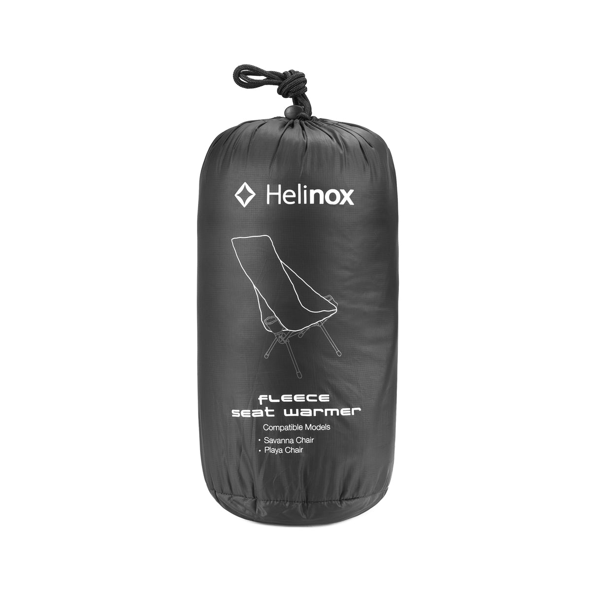 Helinox Seat Warmer Savanna Chair Black Fleece