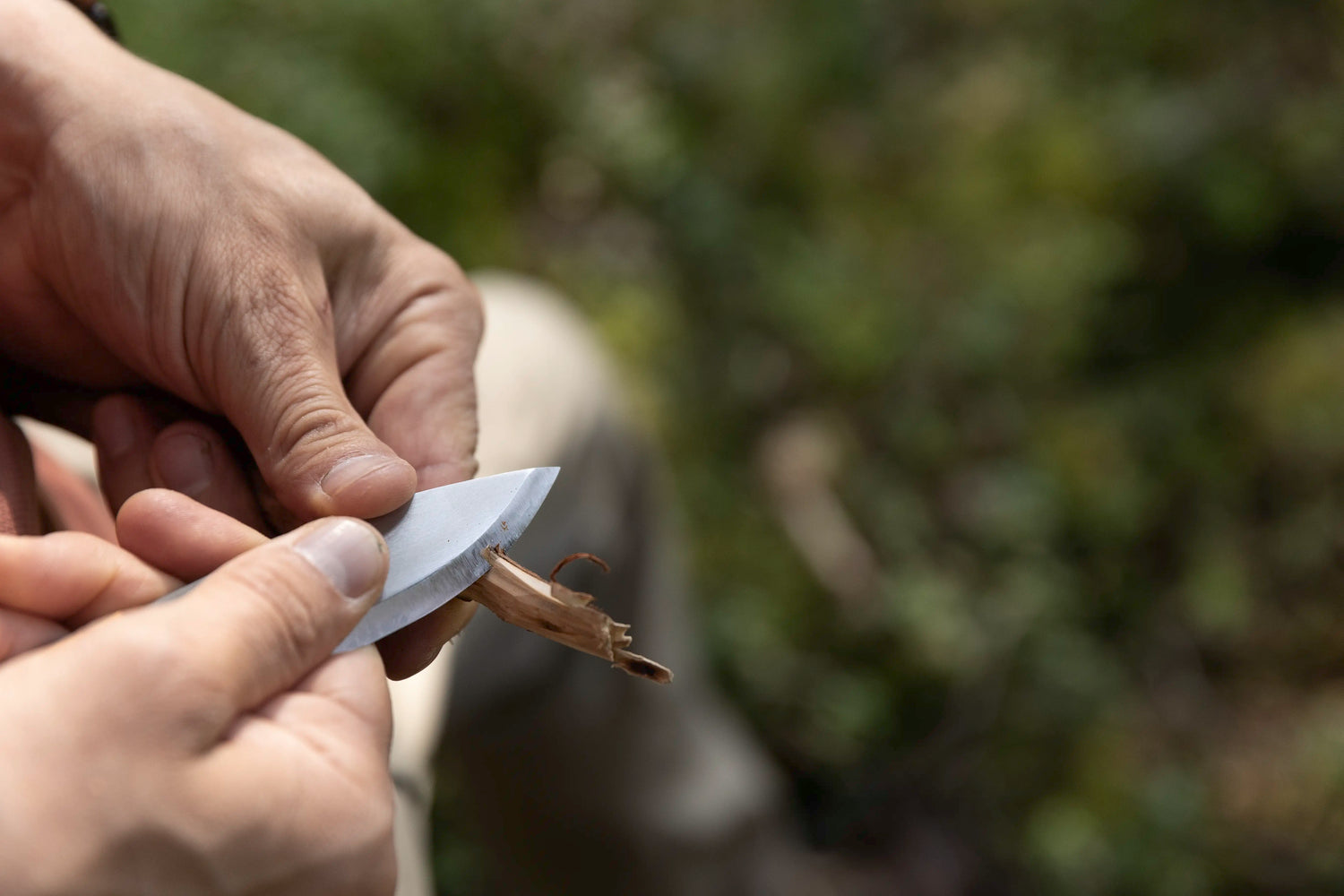 Casström No.8 SFK, Curly birch mit Feuerstahl