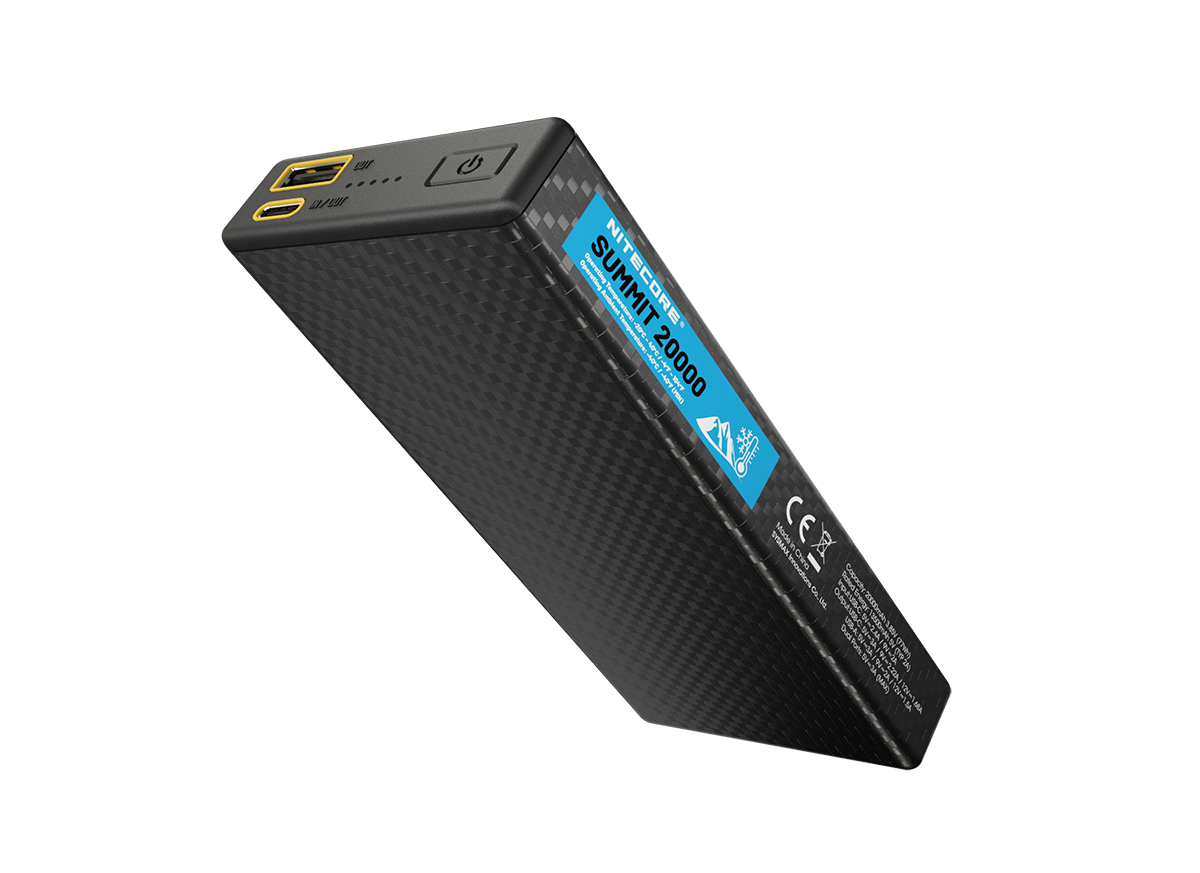 Nitecore Powerbank SUMMIT 20000 mAh, kältebeständig bis −40 °C