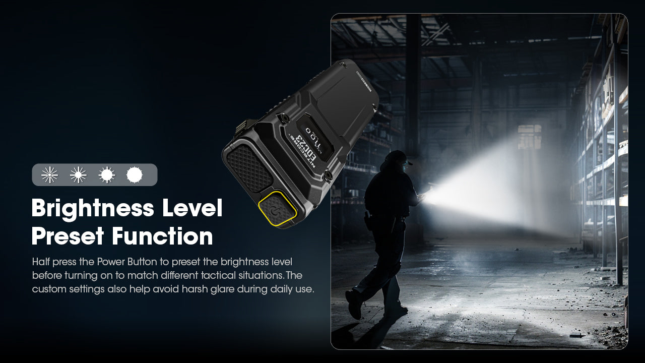 Nitecore EDC23 2.500 Lumen im Hosentaschenformat
