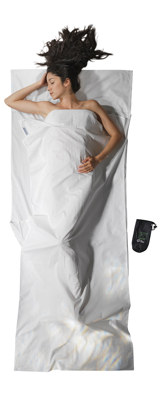 Cocoon Cotton TravelSheet off white
