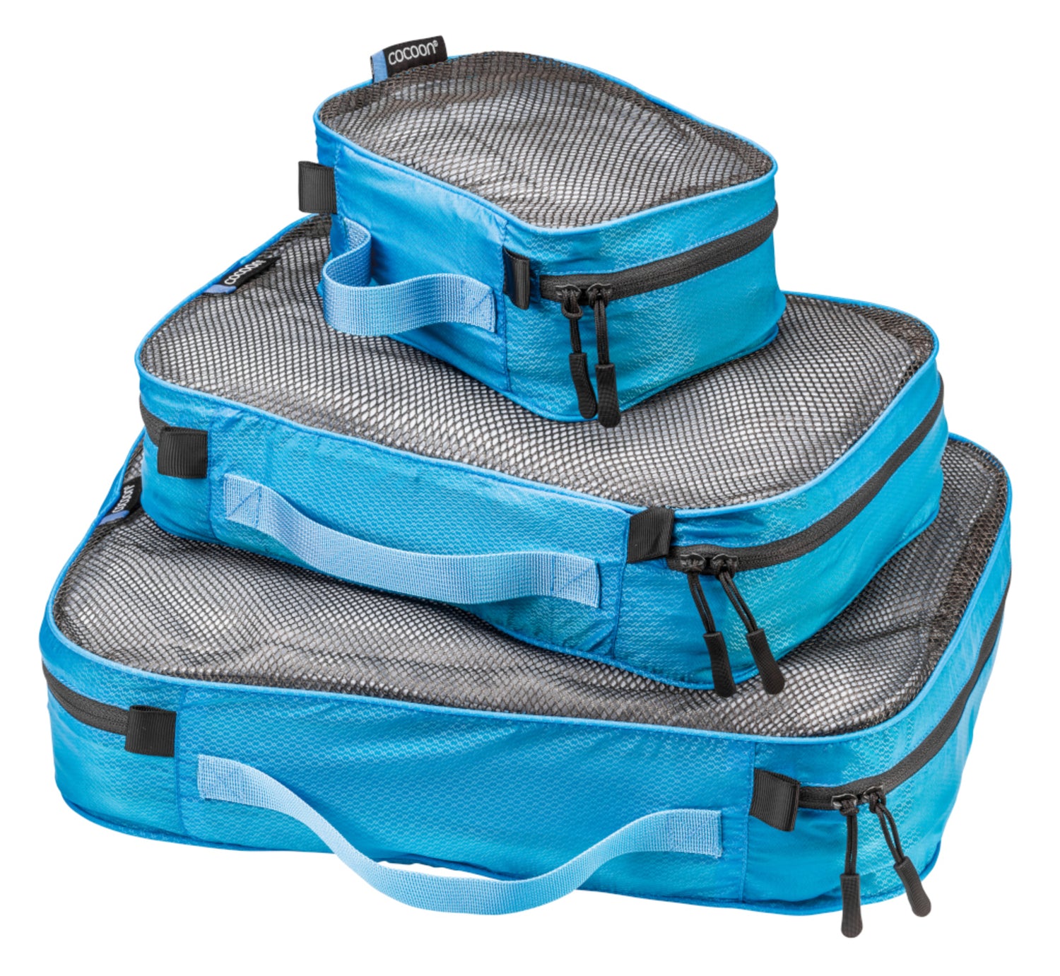 Cocoon Packing Cubes Ultralight Size L caribbean blue