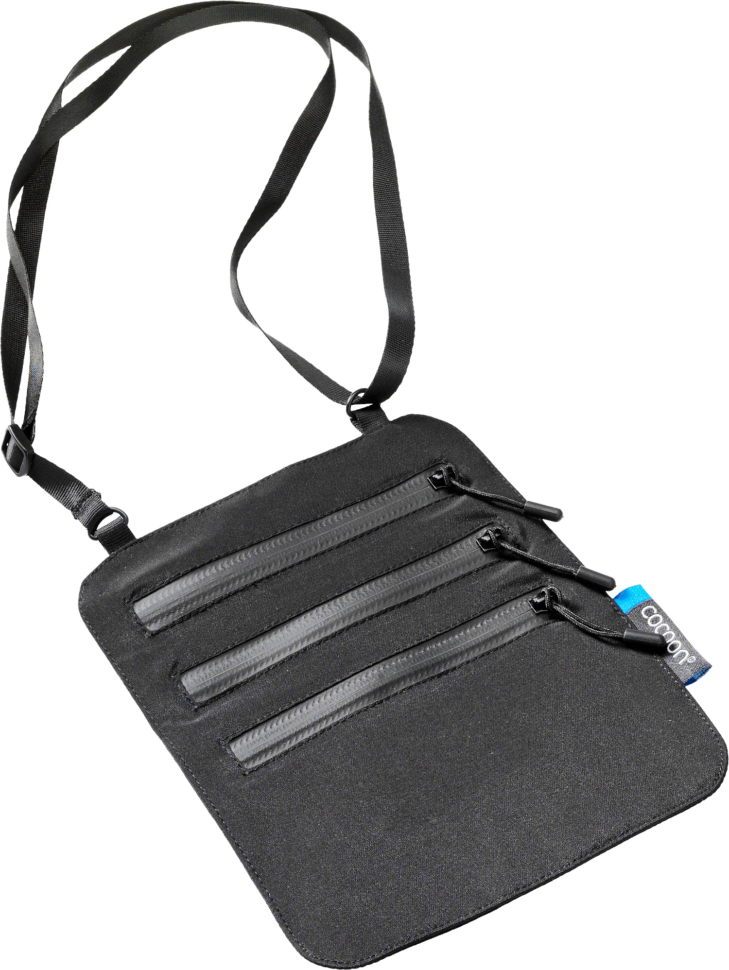 Cocoon Silk Secret Neck Wallet black