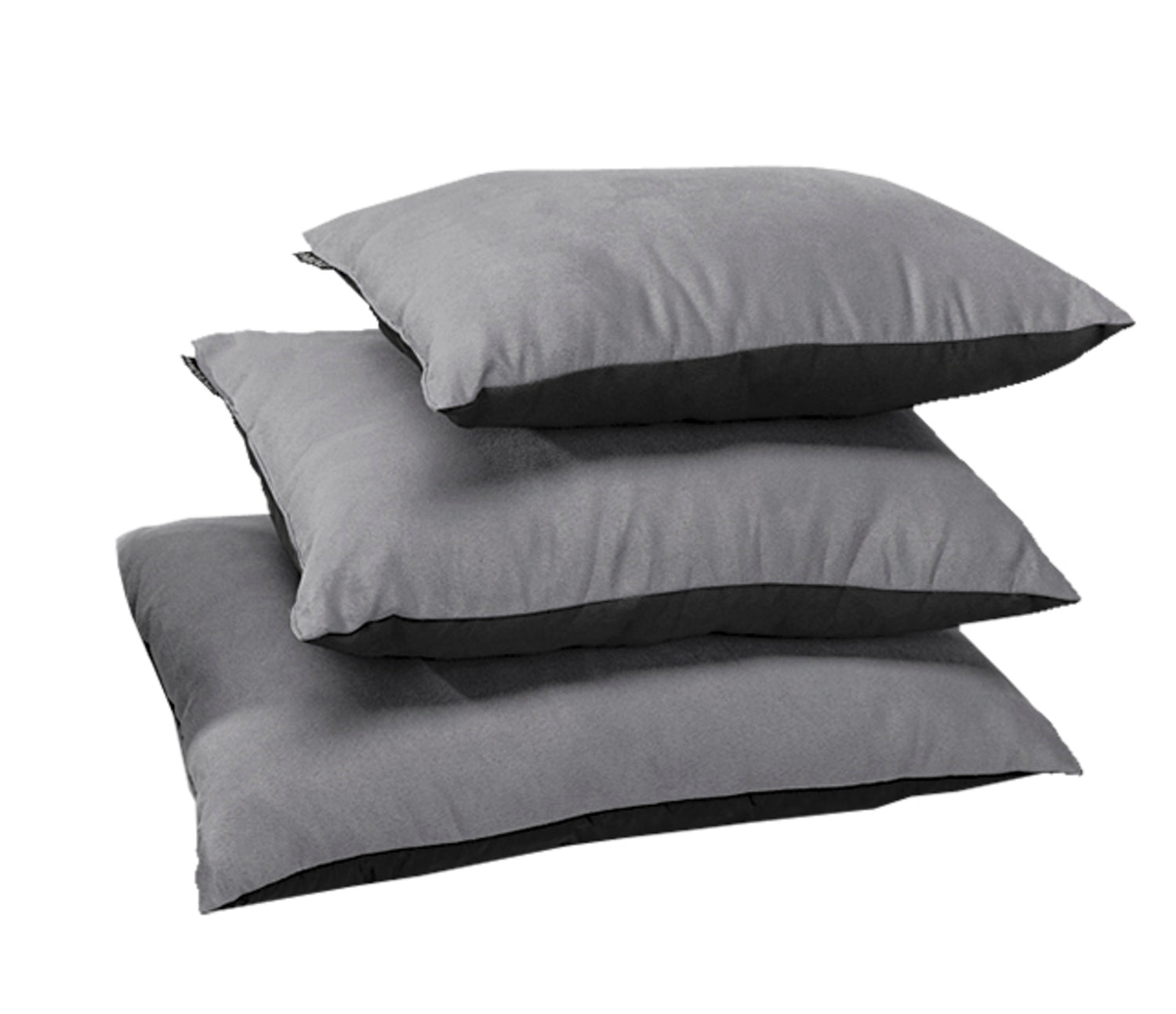 Cocoon Synthetic Pillow L charcoal/smoke grey