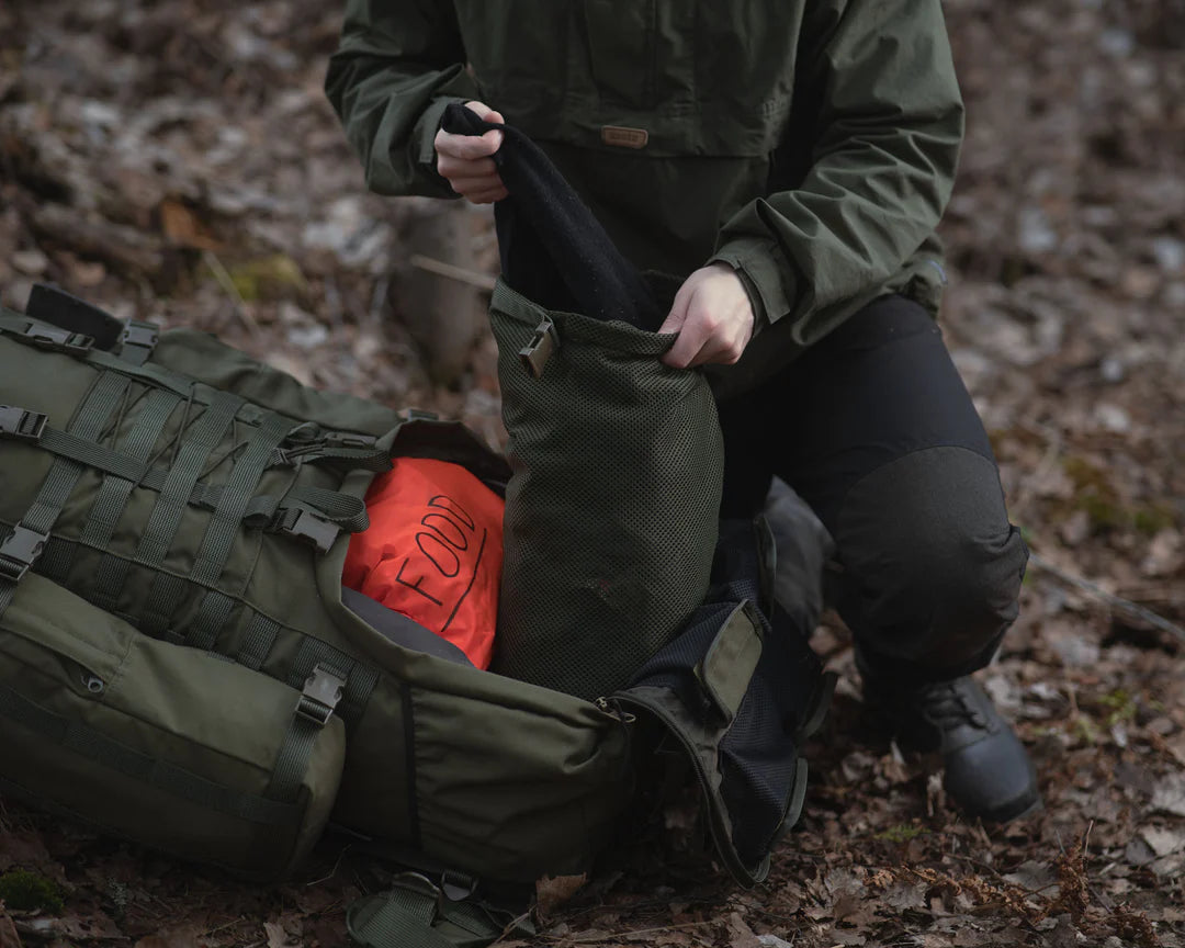 Savotta Rolltop Stuffsack Mesh 10L Olive