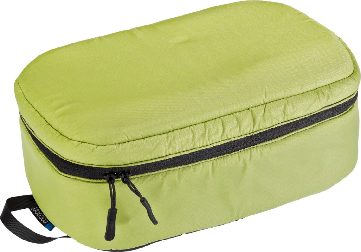 Cocoon Padded Cube Size L lime / beluga grey inside