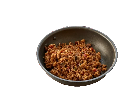 Trekn Eat Rindfleisch Stroganoff mit Reis