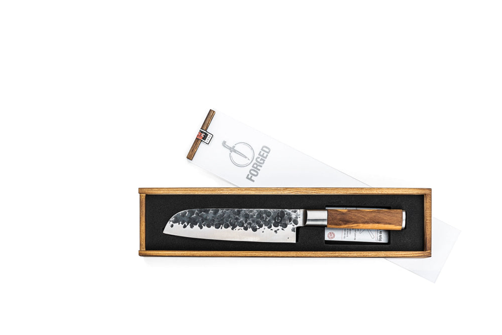 Forged Olive Santokumesser