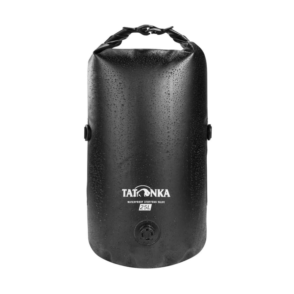 Tatonka WP Stuffbag Valve 25l – Wasserdichter Kompressions-Packsack | 25L Black