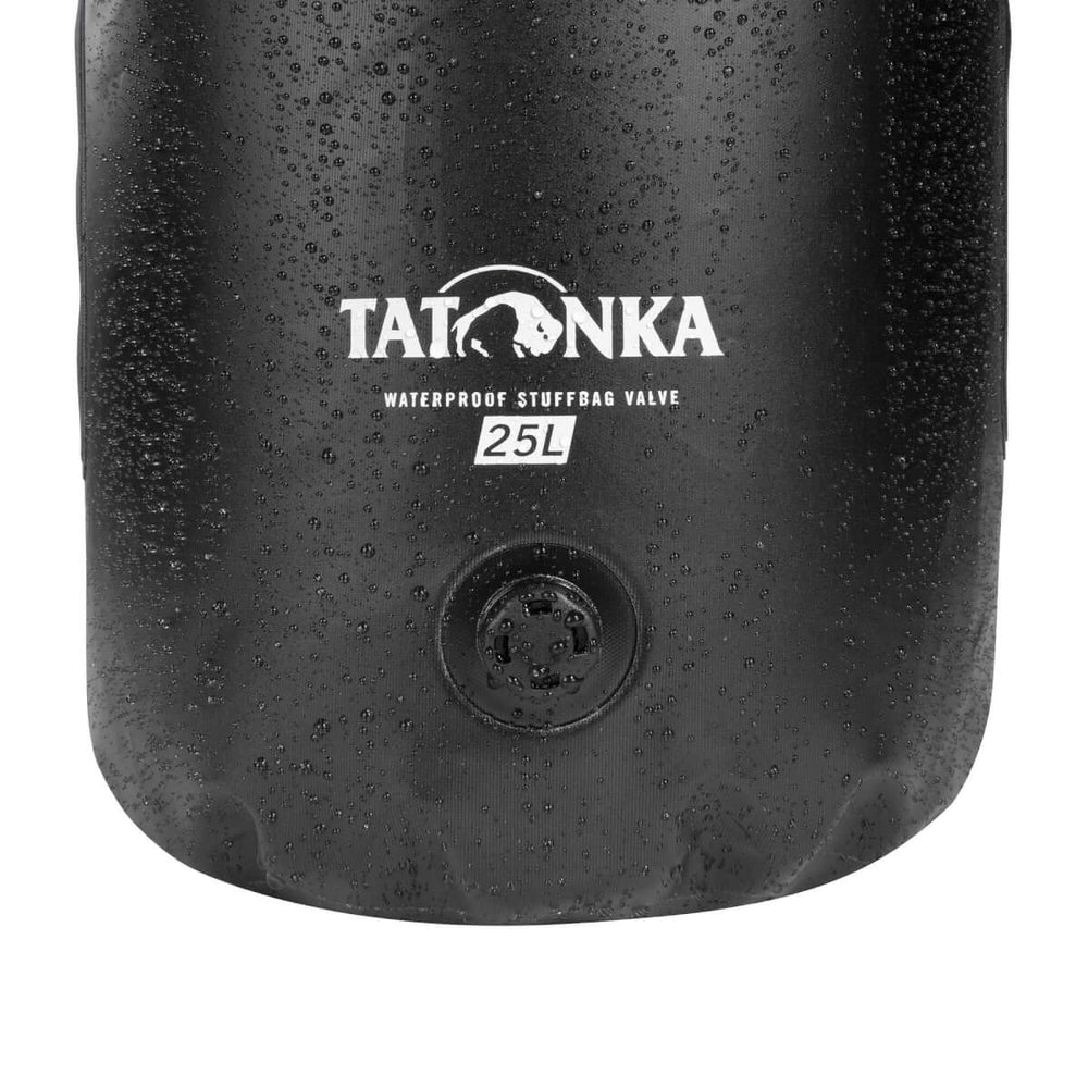 Tatonka WP Stuffbag Valve 25l – Wasserdichter Kompressions-Packsack | 25L Black