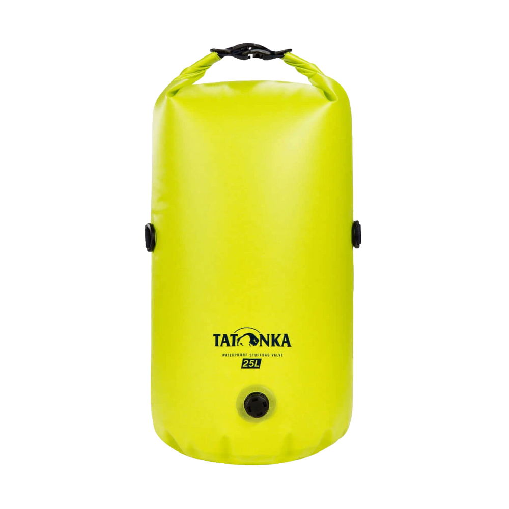 Tatonka WP Stuffbag Valve 25l – Wasserdichter Kompressions-Packsack | 25L Lime