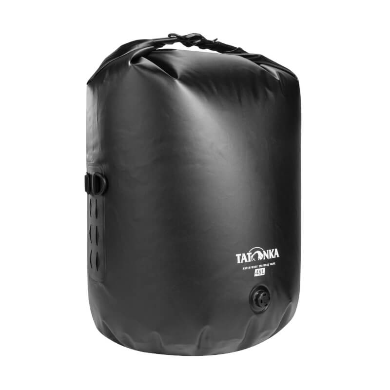 Tatonka WP Stuffbag Valve 48l – Wasserdichter Kompressions-Packsack | 48L Black