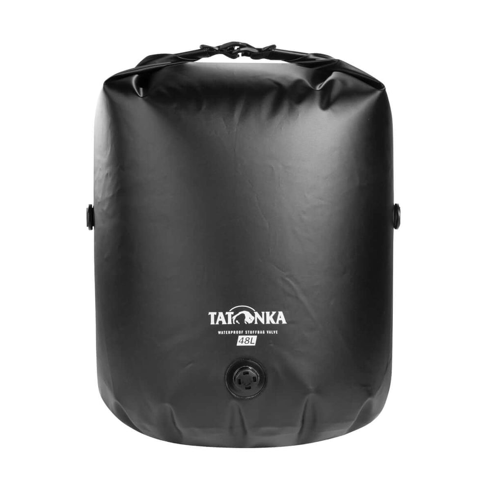 Tatonka WP Stuffbag Valve 48l – Wasserdichter Kompressions-Packsack | 48L Black