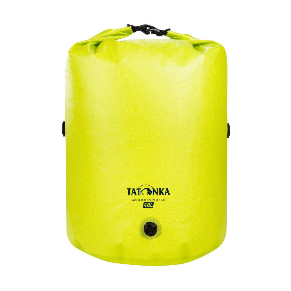 Tatonka WP Stuffbag Valve 48l – Wasserdichter Kompressions-Packsack | 48L Lime