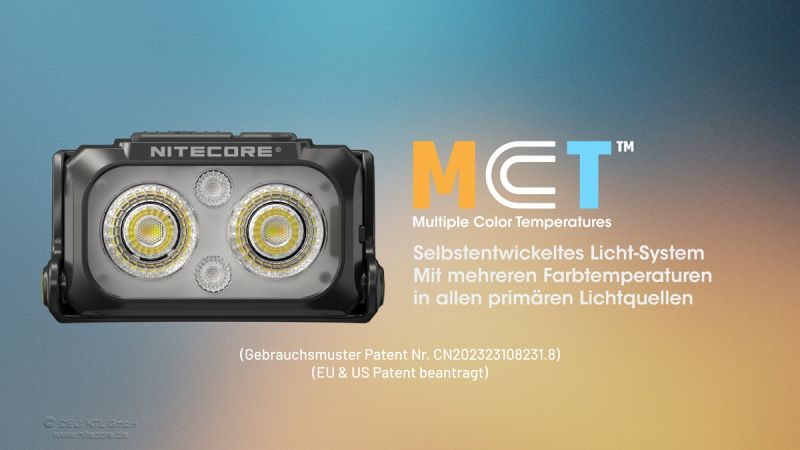 Nitecore NU25 MCT UL - 400 Lumen