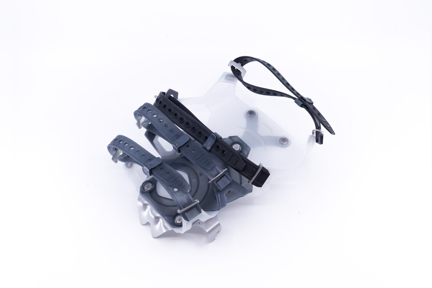 MSR Binding PosiLock AT Lightning Ascent 3 Strap Mens Left Gray Crampon (128mm)