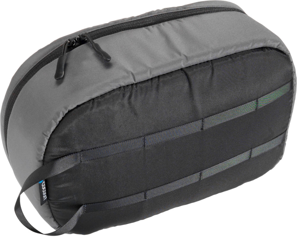 Cocoon Padded Cube Size Lbeluga grey / lime inside