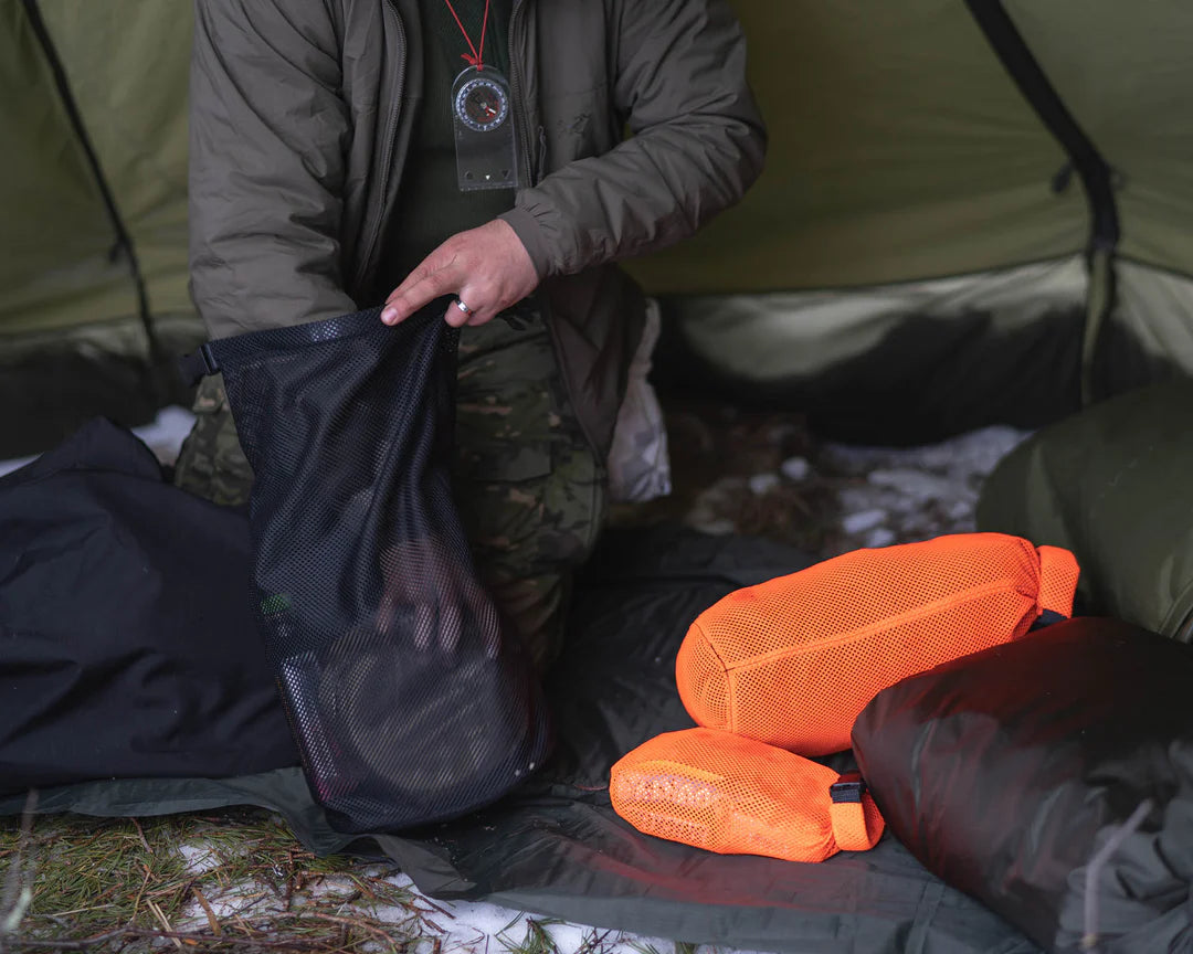 Savotta Rolltop Stuffsack Mesh 40L Olive