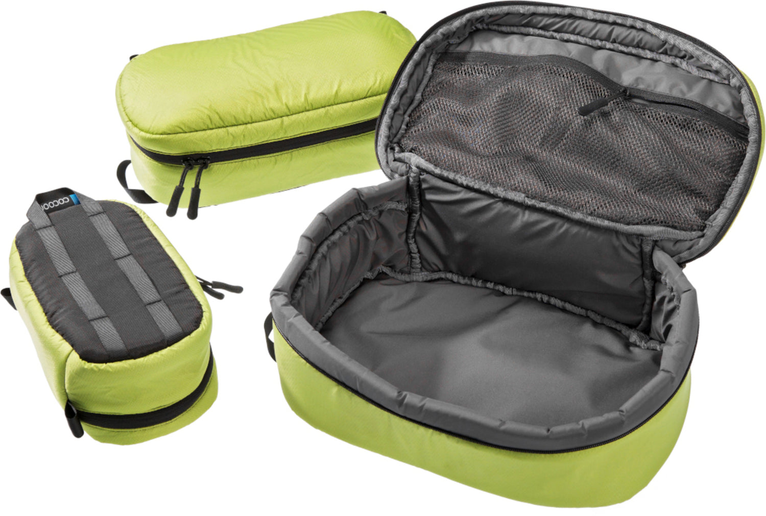 Cocoon Padded Cube Size Slime / beluga grey inside