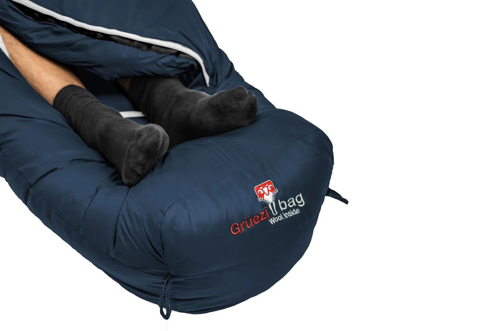 Grüezibag® DownWool Summer Light 2.0 2°C Long – Leichter Sommerschlafsack bis 185 cm