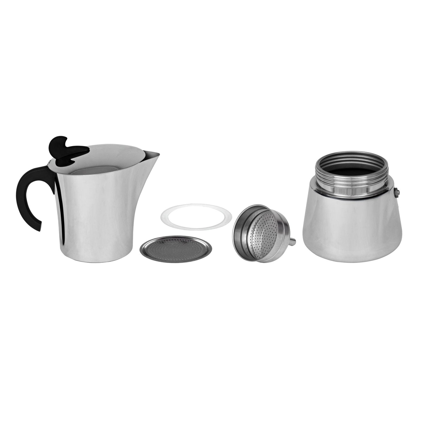 Espresso Maker Edelstahl 4 Tassen