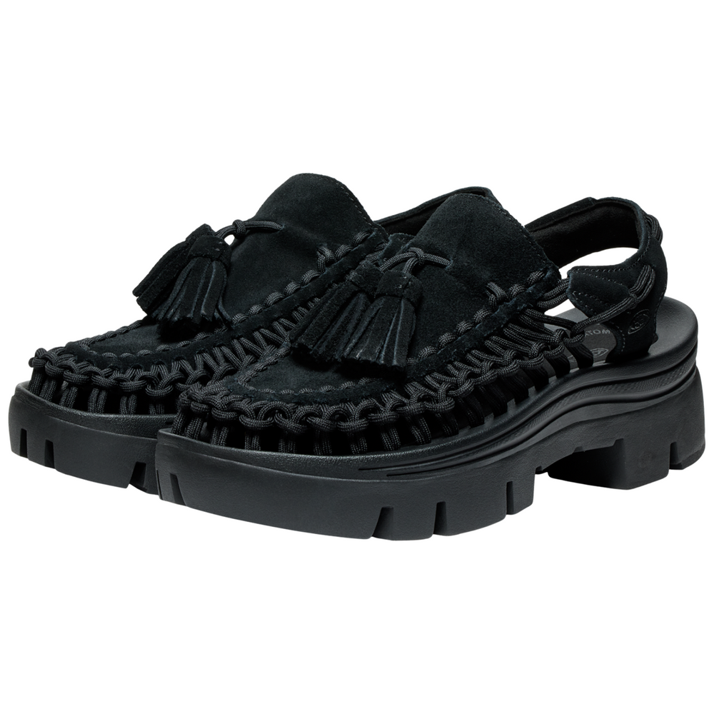 KEEN A Uneek PLT Tassell Freizeitsandalen SCHWARZ
