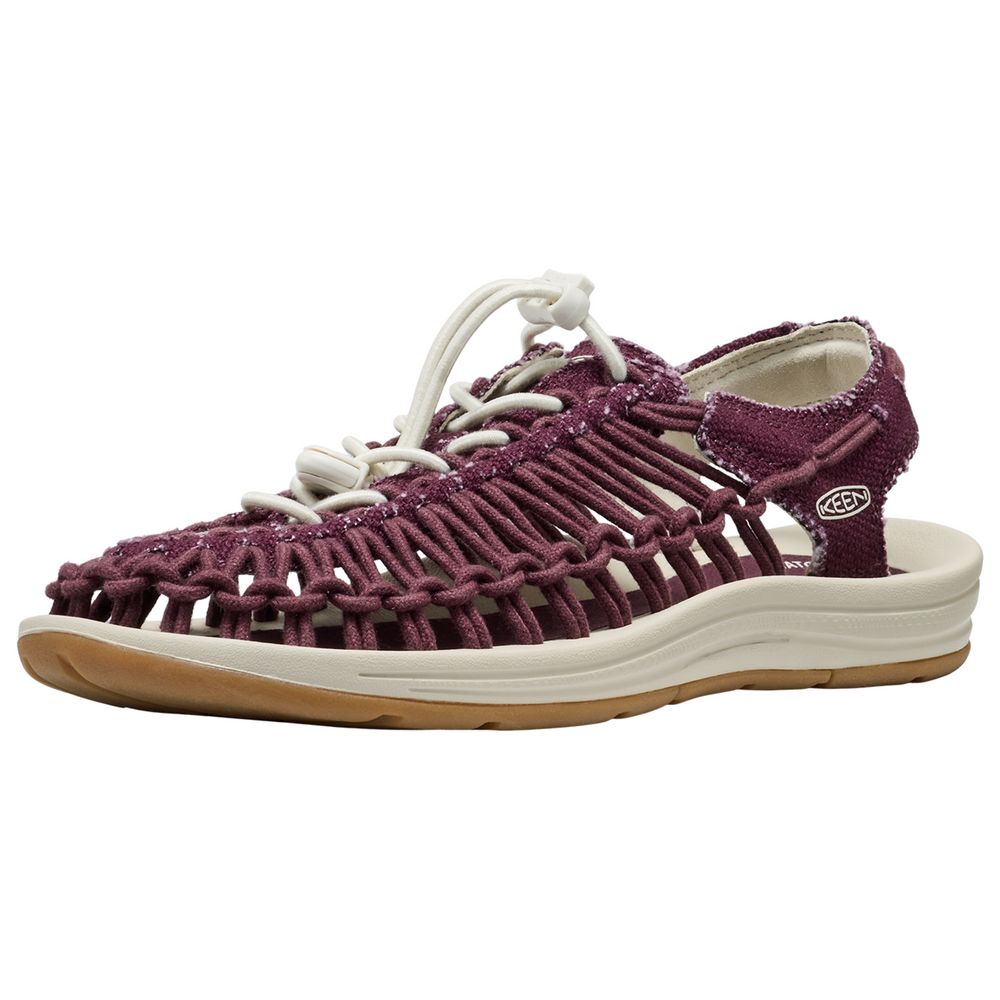 KEEN W Uneek Canvas Freizeitsandalen ROT