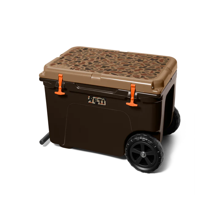 Yeti Tundra Kühlbox auf Rädern Haul Wetlands Camo Ausstellungsmodell