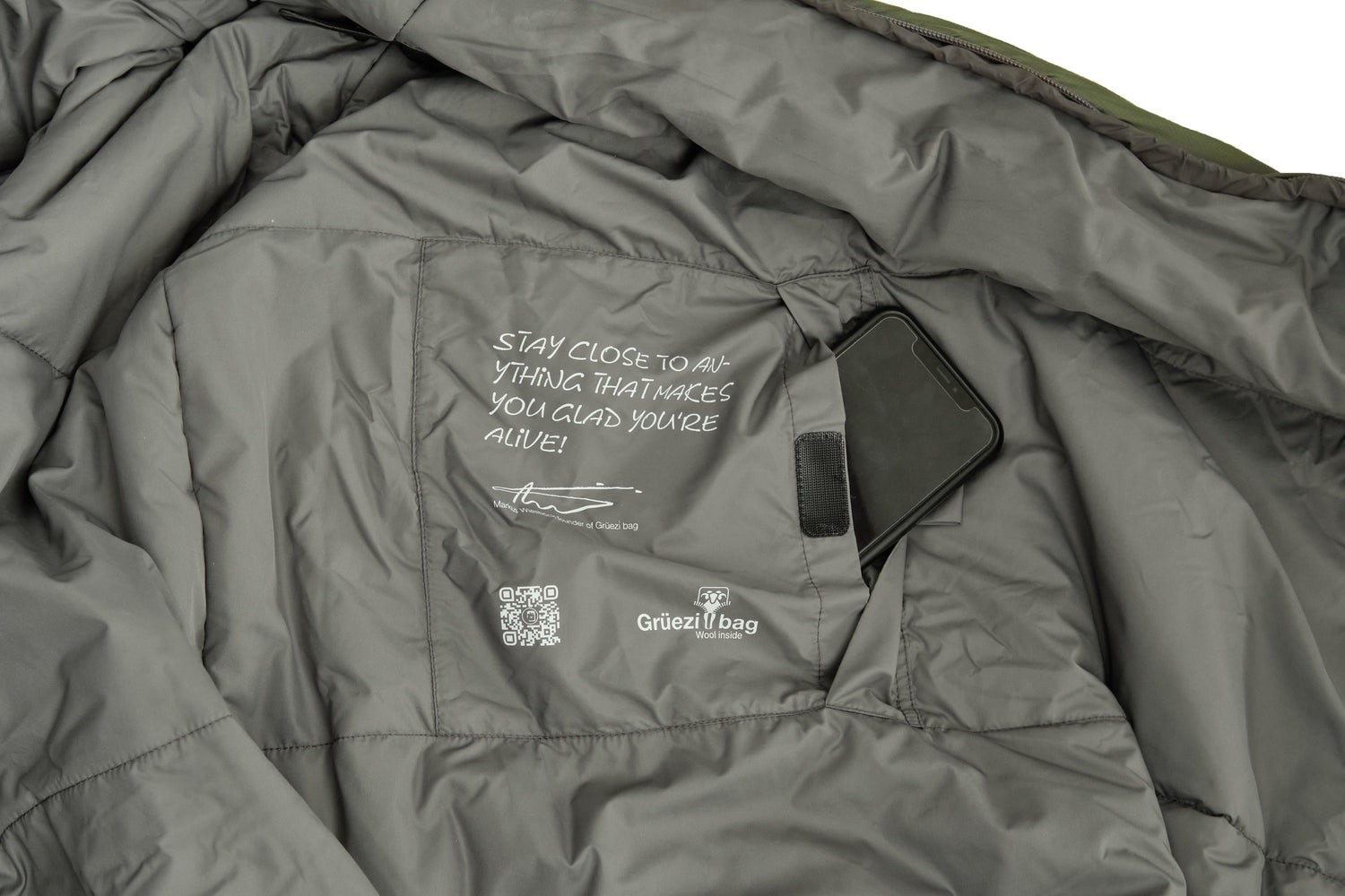 Grüezibag Biopod Wolle Survival Ice XXL Wide -12 °C