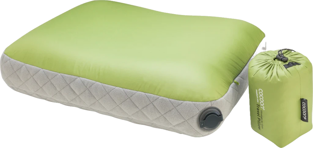 Cocoon Air Core Pillow Ultralight L wasabi/grey
