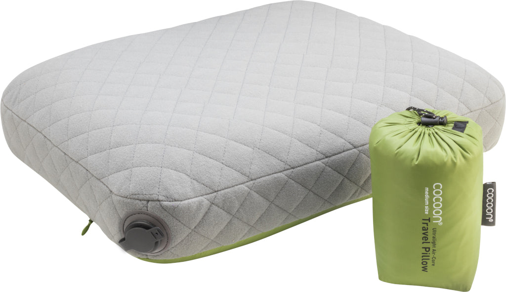 Cocoon Air Core Pillow Ultralight L wasabi/grey