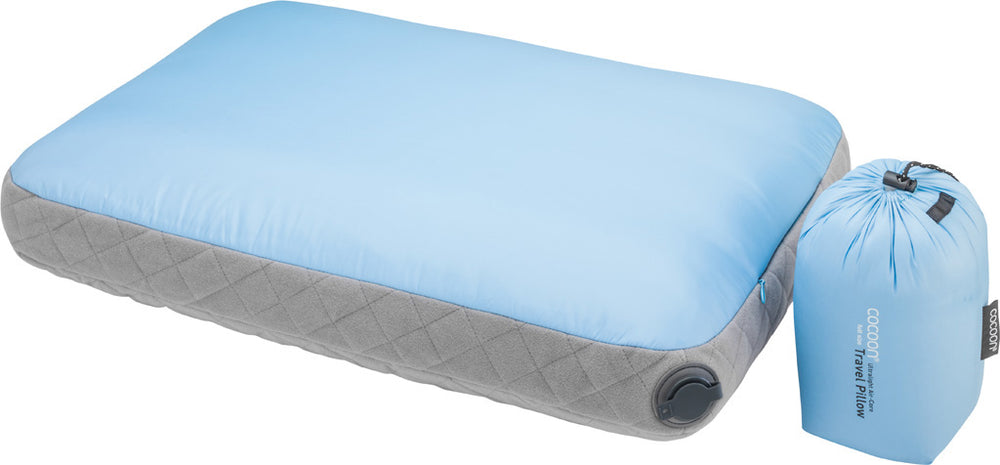 Cocoon Air Core Pillow Ultralight L light-blue/grey