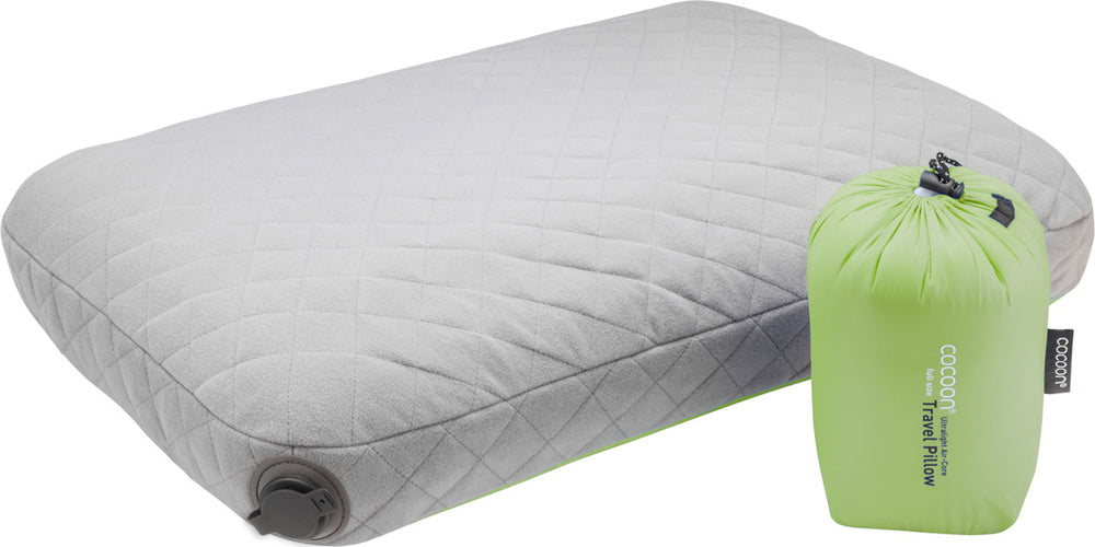 Cocoon Air Core Pillow Ultralight L wasabi/grey