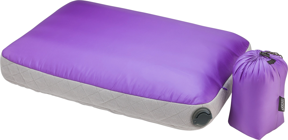 Cocoon Air Core Pillow Ultralight L purple/grey