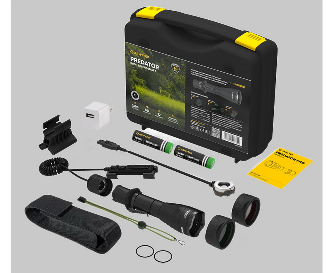 Armytek Predator Pro Magnet USB Extended Set