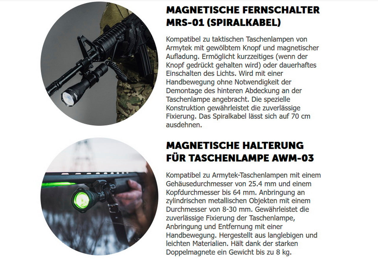 Armytek Predator Pro Magnet USB Extended Set