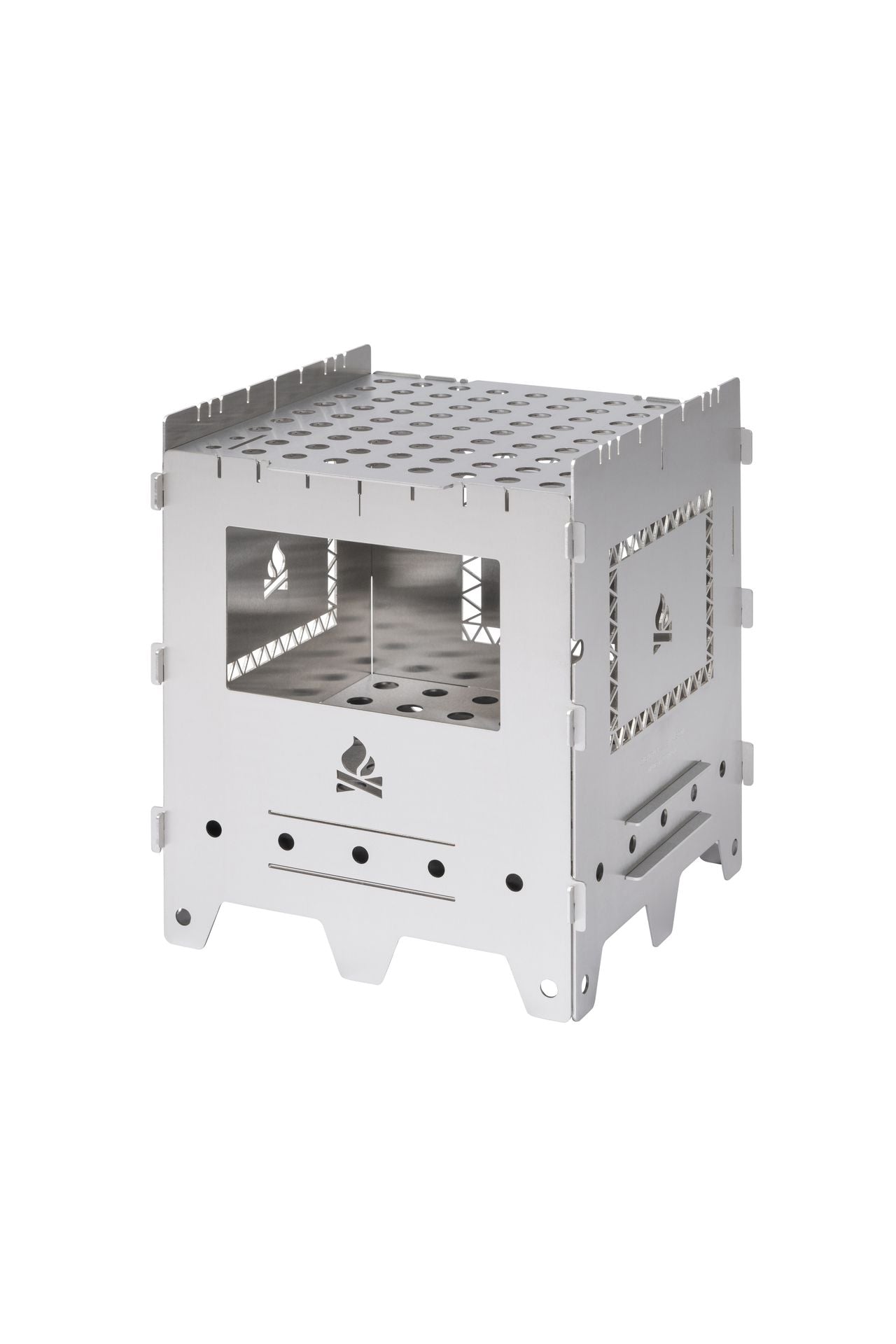 Bushcraft Essentials Grillplatte Bushbox XXL Campfire