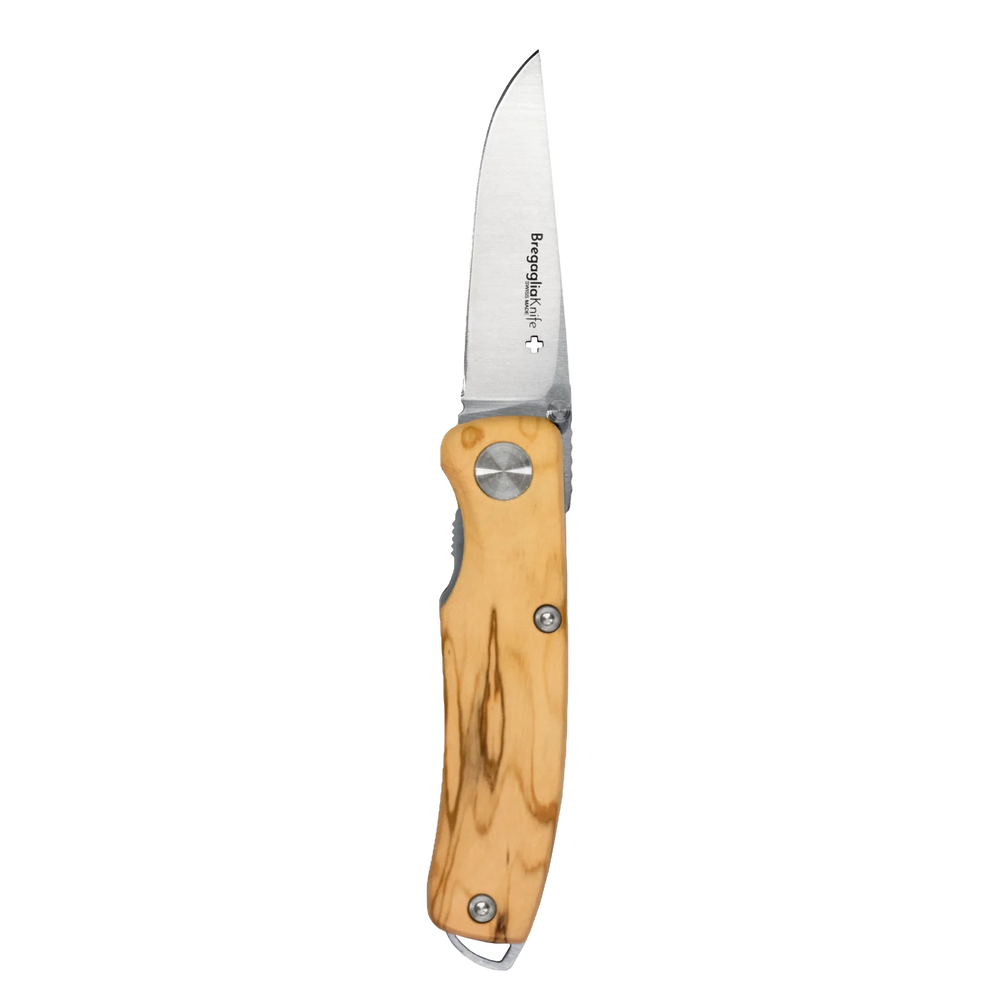 BregagliaKnife Maloja Klappmesser Olivenholz