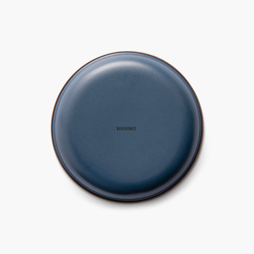 Barebones Emaille-Teller (Gross) 2er Set Blau