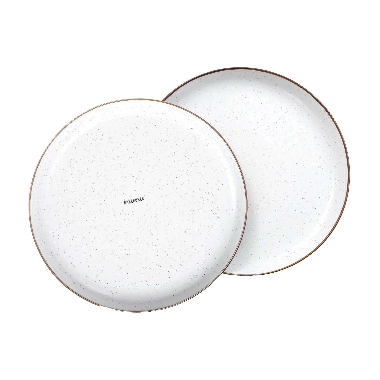 Barebones Emaille-Salatteller 2er Set Eggshell
