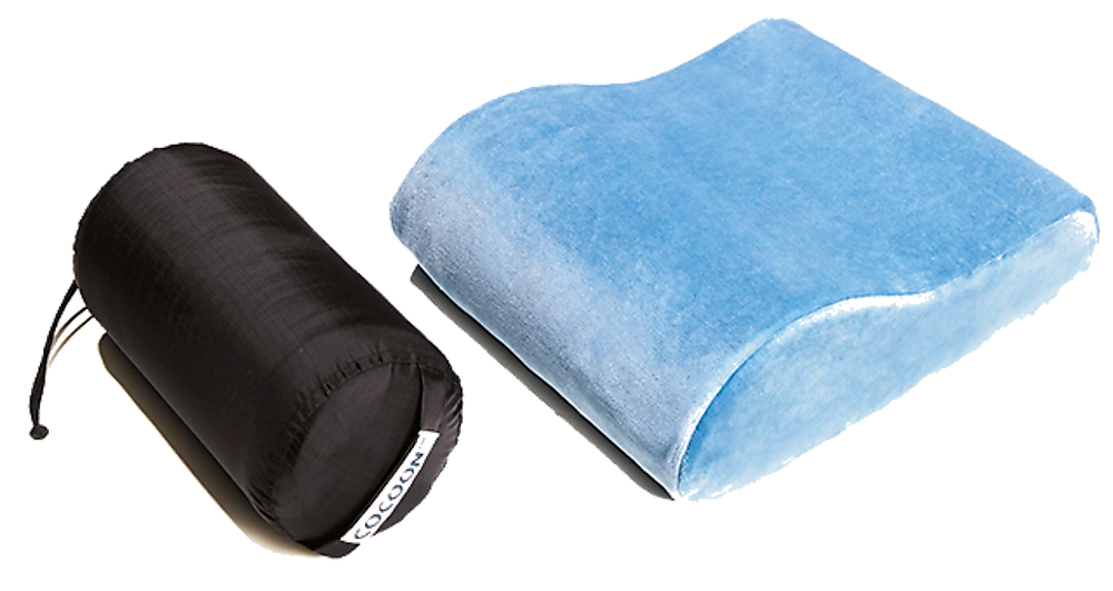 Cocoon Memory Foam Travel Pillow slate blue